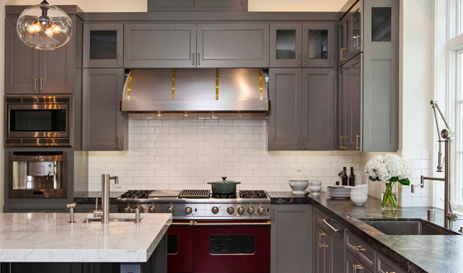 What Countertops Go With Gray Cabinets? - Marble & Granite