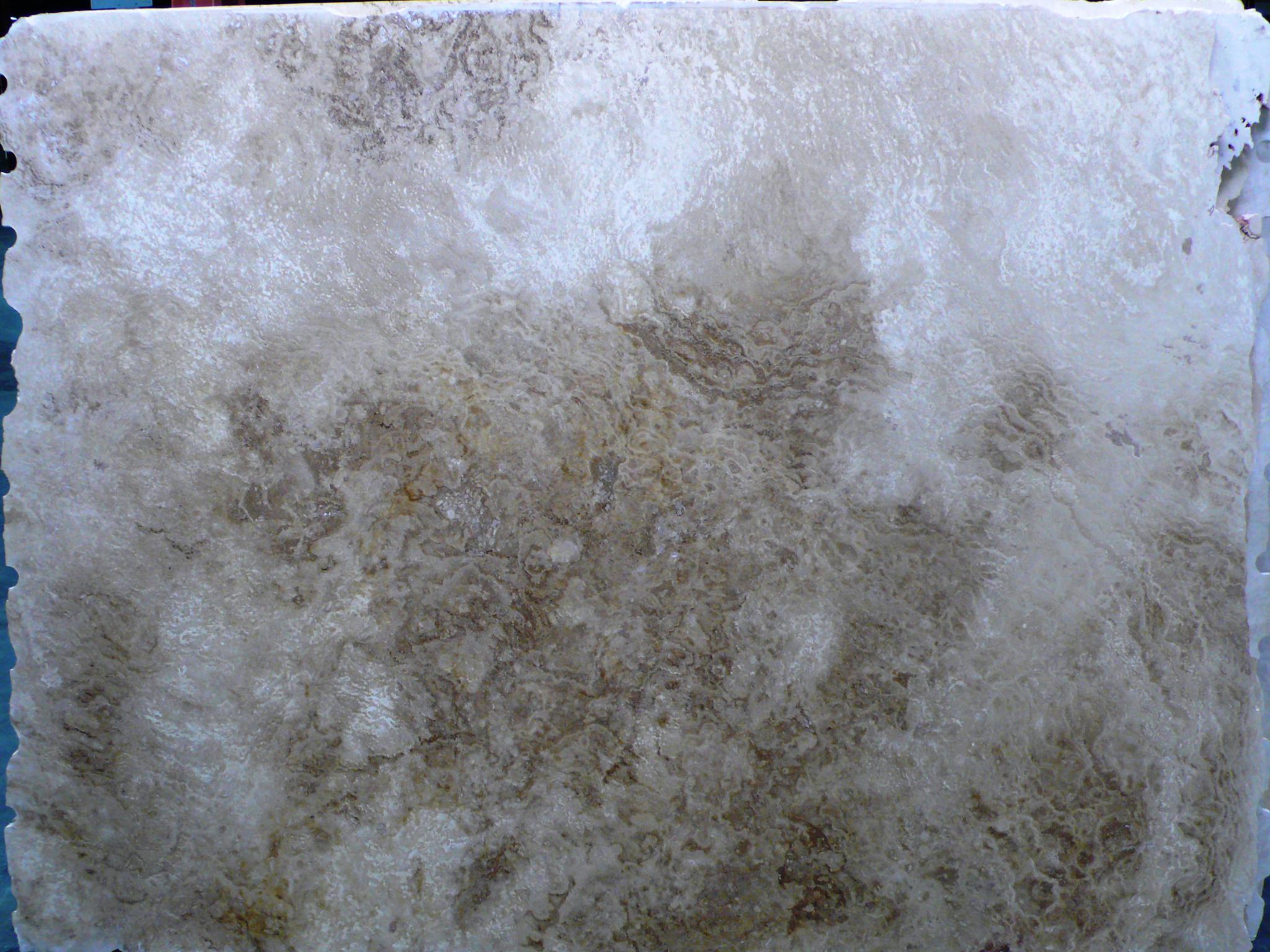 White Travertine Slabs - Marble & Granite